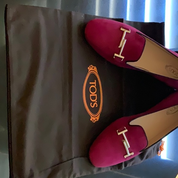 TOD’S DOUBLE T SUEDE SLIP ON LOAFER NWOT - Picture 9 of 9